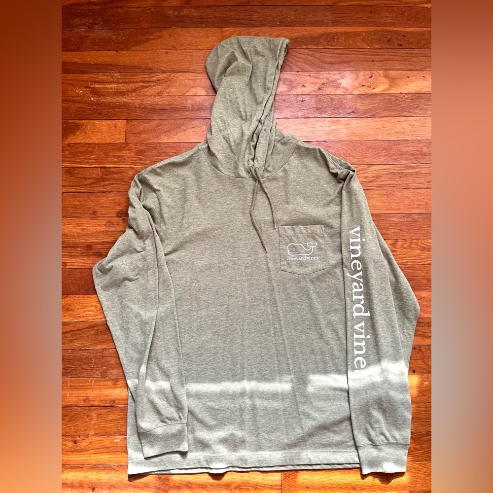 Vineyard Vines long sleeve hoodie pocket T-Shirt